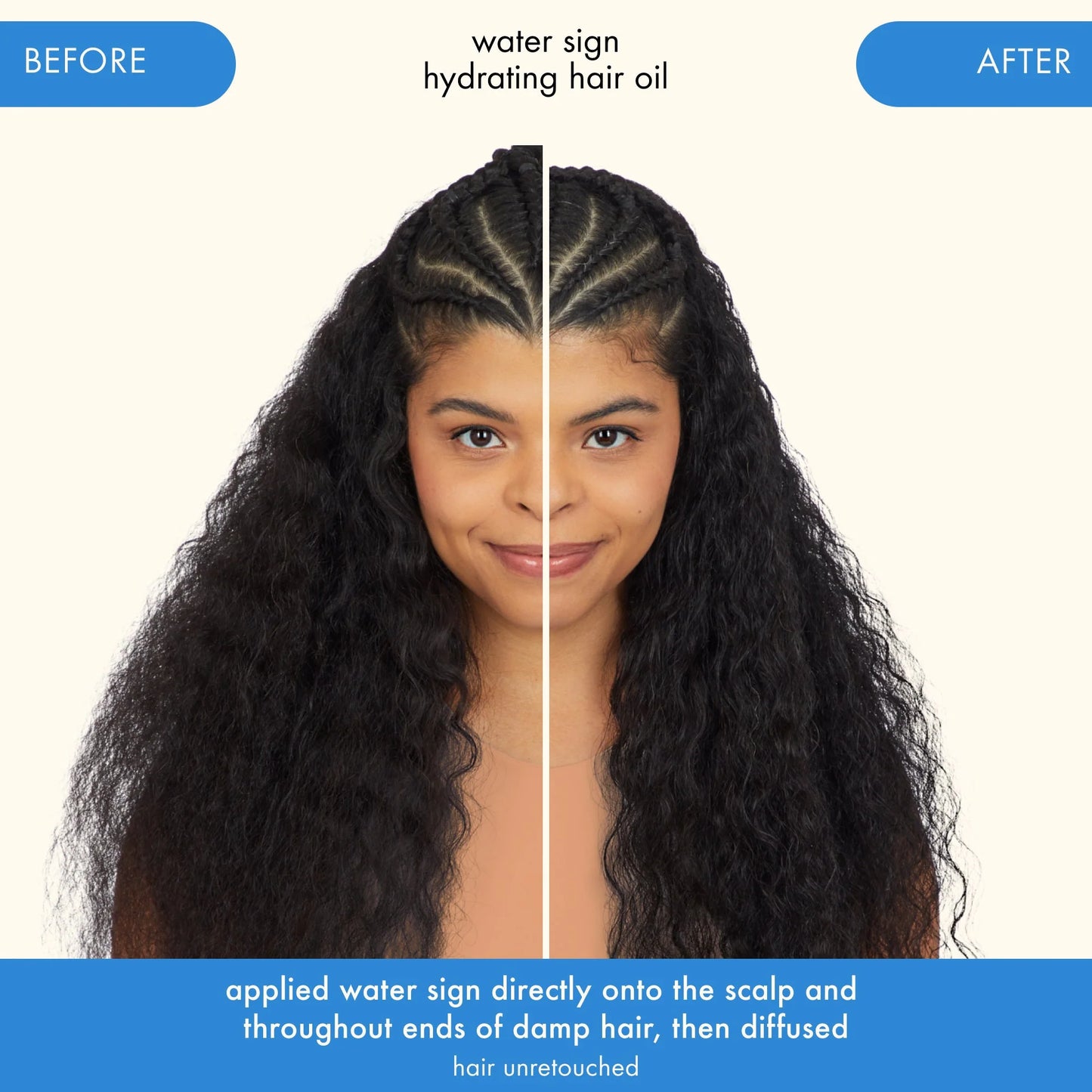 Amika Water Sign Hydrating Hair Oil – Intense Moisture for Dry Hair